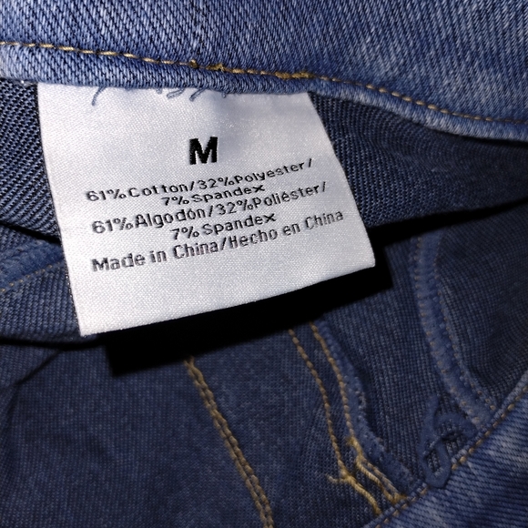 Pull-On Denim Style Pants - Picture 2 of 3